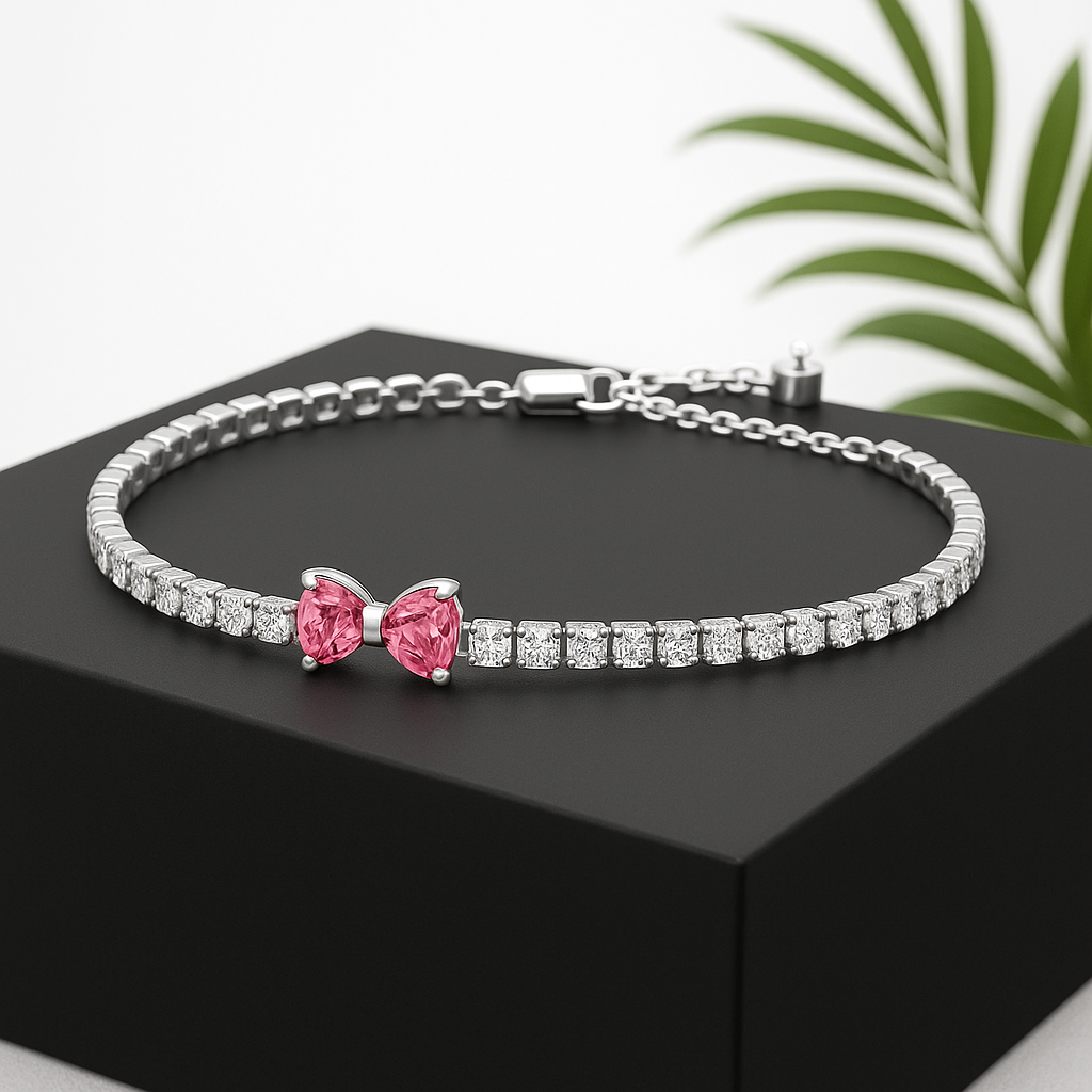 Loveshine Bow Tennis Bracelet – LoveShine Jewels