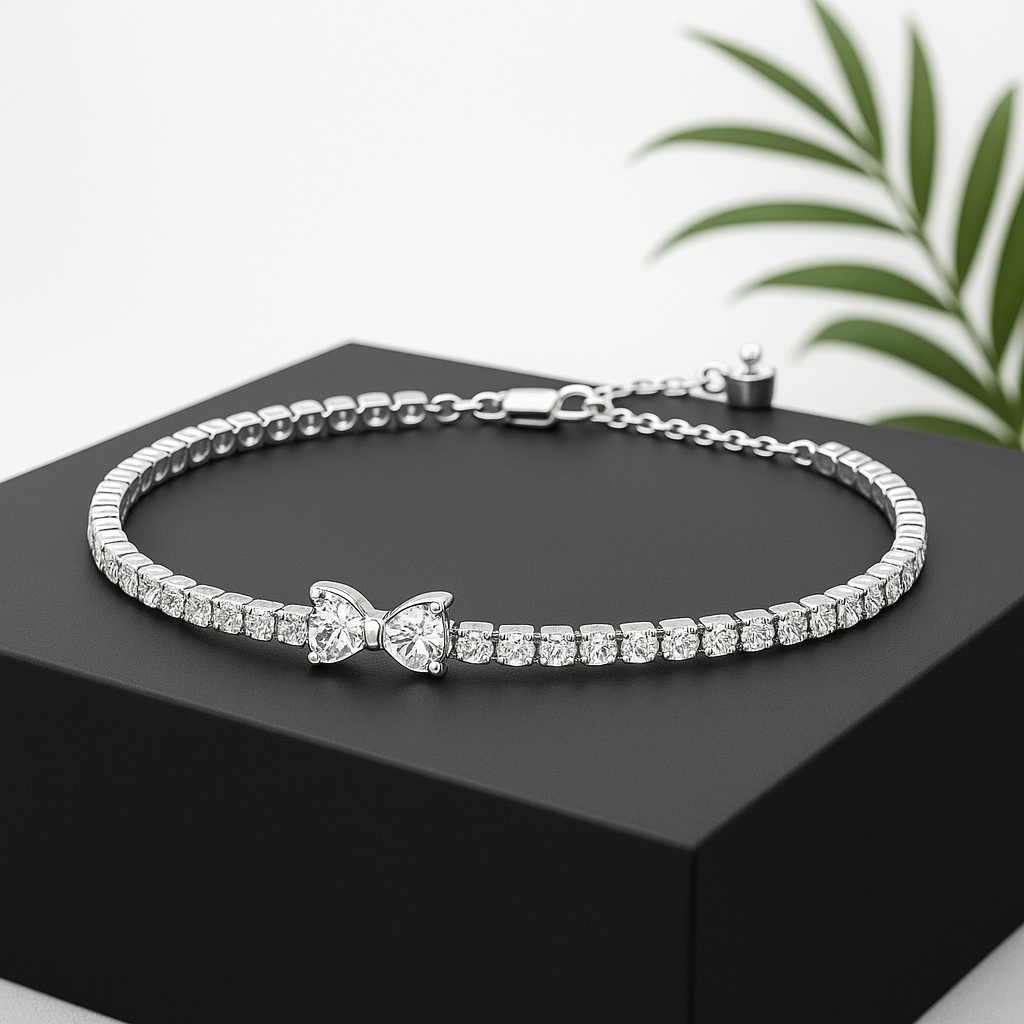 Loveshine Bow Tennis Bracelet – LoveShine Jewels