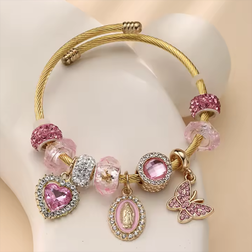 Virgin Mary Charm Bracelet